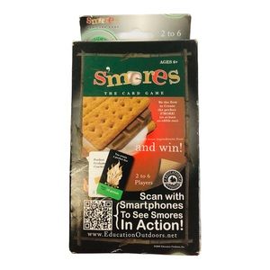 S'mores The Card Game New Campfire Vacation Travel Fun Education Outdoors
